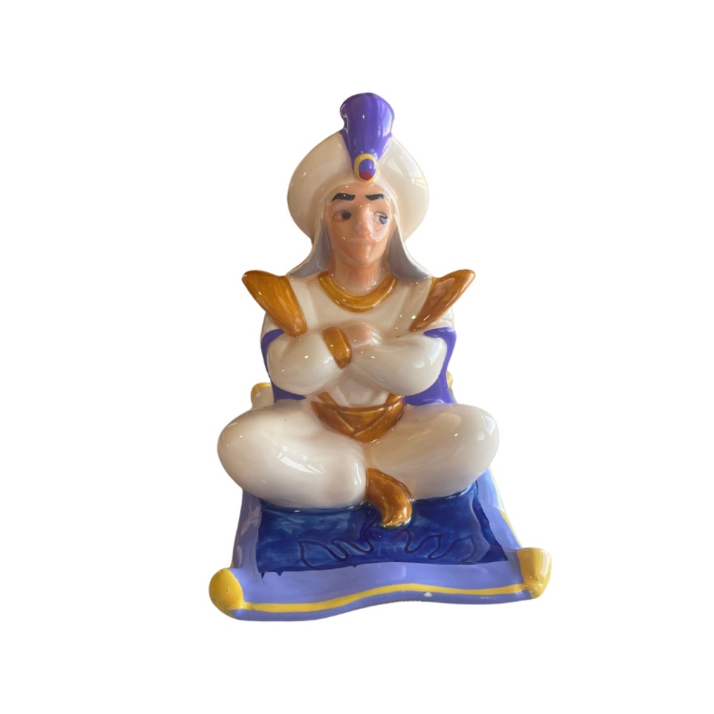 Vintage Disney Porcelain Figurine - Aladdin on his Magic Carpet